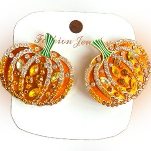 Pumpkin Earrings! Brand New!